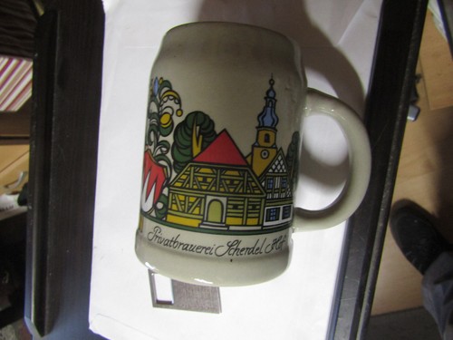 Sammler bierkrug von brauerei - bierkrug,