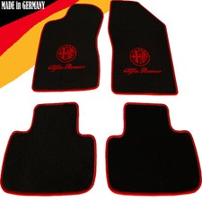Fußmatten schwarz für Alfa