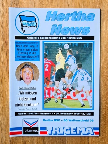 Hertha bsc sg wattenscheid - bsc,