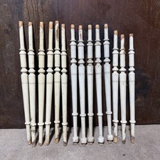 14 Treppenstäbe Treppensprossen Traillen Geländerstäbe um 1900 / H70 bis 76cm