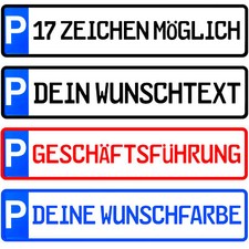 Parkplatzschild Parkplatz