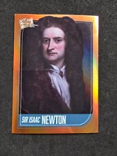 2021 Super Products, Pieces Of The Past, Sir Isaac Newton, Orange, # 45