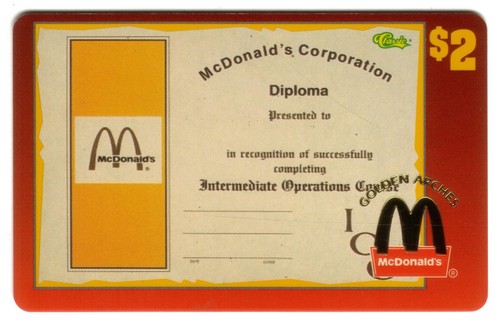 Mcdonald 1996 hamburger u - mcdonald's,