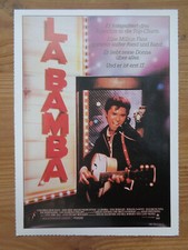 Filmplakatkarte / moviepostercard  La Bamba  Lou Diamond Phillips