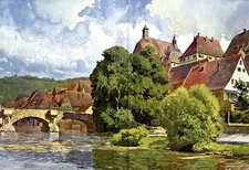 Besigheim XXL Kunstdruck 1908