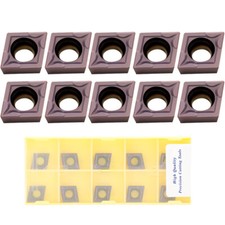 10Stk. CCMT060204 LF6018 VHM Wendeschneidplatten Professionell Wendeplatte