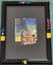 Hundertwasser Bild im bemalten