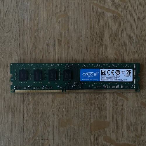 Crucial 8gb ddr3 1600mhz - crucial, ddr3-1600mhz