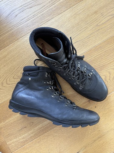 Prada leder boots - boots, |