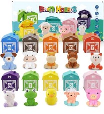 10 Bauernhäuser mit 10 Tieren