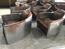 Sessel Echtleder Couch Sofa