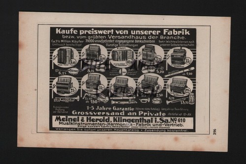 Klingenthal werbung 1940 - werbung,
