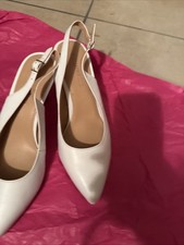 Slingpumps Neu Weiss Esprit GR 40