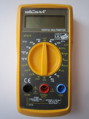 Digitaler multimeter dmm - digitaler, düvi