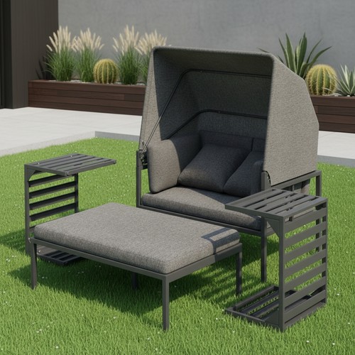 Gartenliege aluminium - gartenliege,