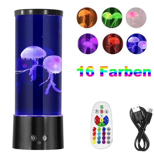 Lavalampe led fantasy quallen - fantasy,