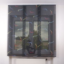 3er Set Schiebegardine