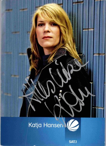 Original autogramm katja - autogramm, "katja