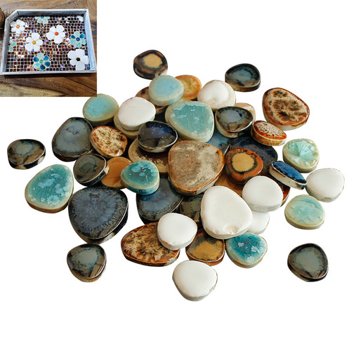 100g rund mosaik fliesen retro - 100g,