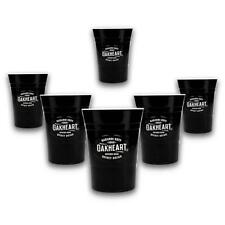 6x Bacardi Rum Becher Oakheart