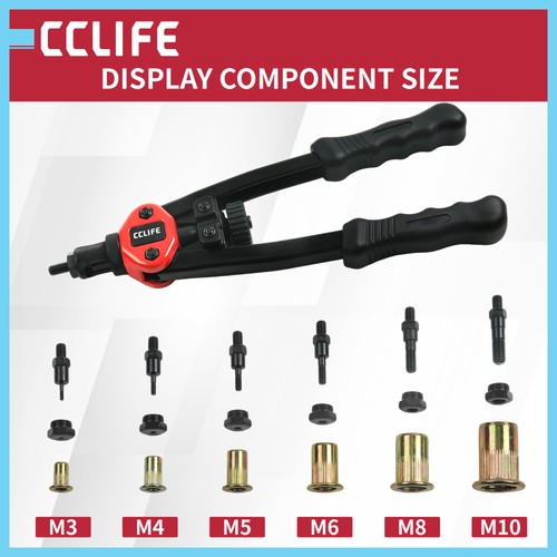 Nietmutternzange set m5 - m3, m4