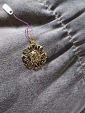 Gelbgold Medaille Anhänger