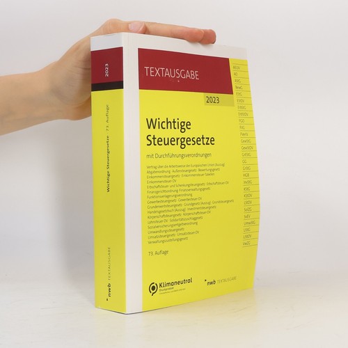 Wichtige steuergesetze - wichtige,