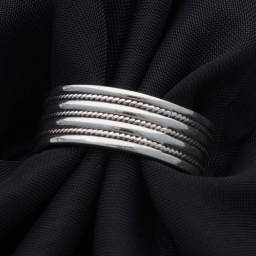 Ring silber 925er mehrreihig - silber,