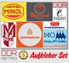 A4 Aufkleber Set 2 DDR