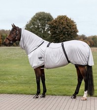 Waldhausen Ekzemerdecke Basic mit Halsteil Blau / Silbergrau Sommerekzem 8057711