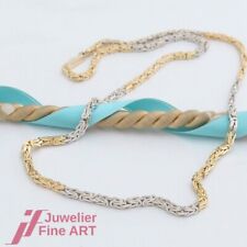 Halskette / Collier - Königs-Kette in 14K/585 Gelbgold/Weißgold - ca. 50,5 cm