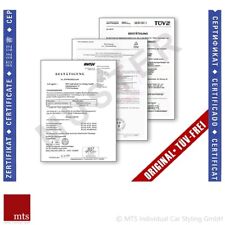 ABE/TÜV für SCHWARZE