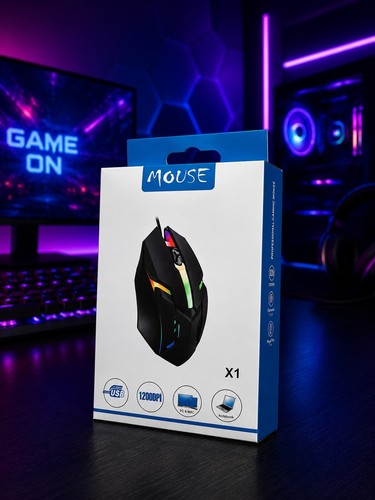 Gaming maus tasten usb - 4, led