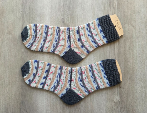 Handgestrickte socken - handgestrickte, /