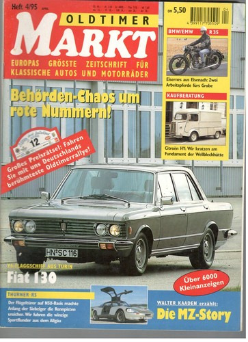 Oldtimer markt heft 1995 - oldtimer-, 04/1995