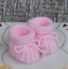 Babyschuhe gestrickt mini