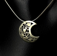 Anhänger Silber Sterling Mond