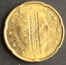 Niederlande ?? Euro-Kursmünze 20 Cent 2018 - König Willem Alexander, Nord Gold