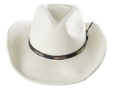 Westernhut / Filzhut WEISS -