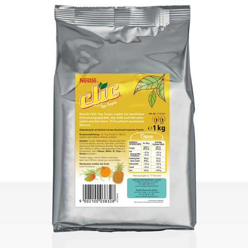 Nestle clic tee - tee, tropic