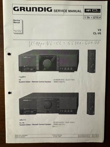 Grundig service manual fine - service,