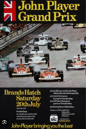 British grand prix 1974 x9 - f1,