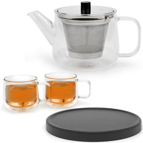 Glas teekanne liter set - liter,
