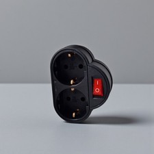 Schuko 2 Fach Stecker