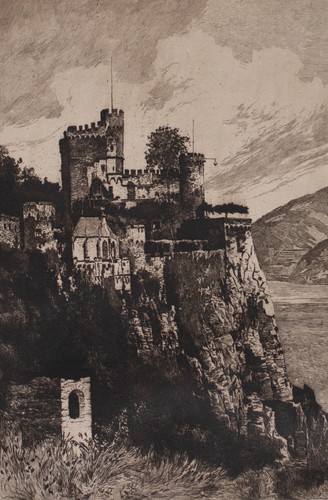 Burg rheinstein historische - burg,