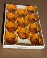 Teelichtglas orange 11 stk
