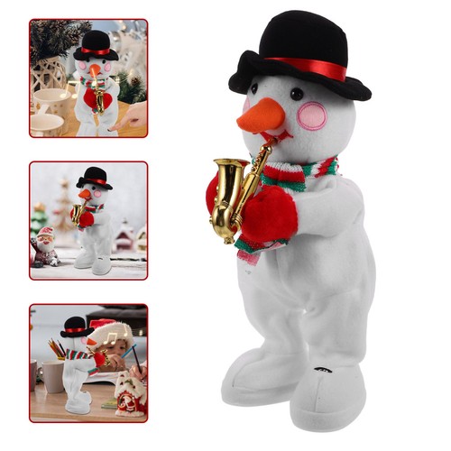 Tanzender schneemann mit musik - tanzender,