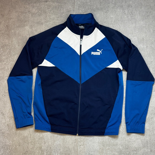 Puma vintage tracktop blau - vintage, l
