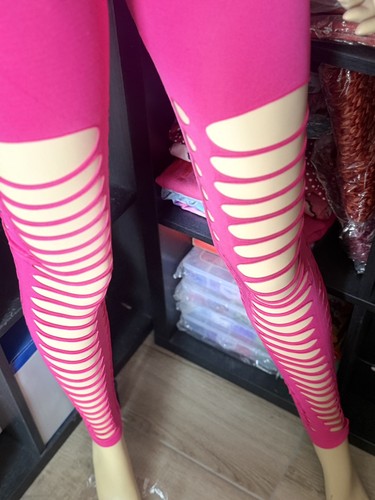Auffällige cut out leggings - cut-out,