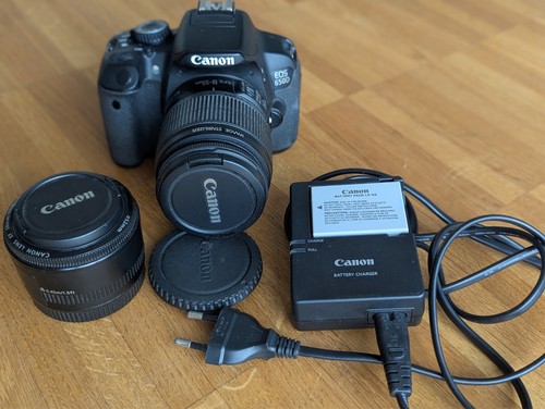 Canon eos 650 mit zwei - d,